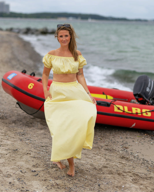 Summer Breeze Set Rock mit Top butter yellow