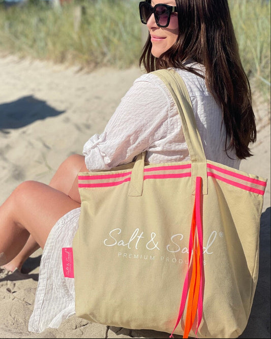 Canvas Shopper Tasche warm beige Salt & Sand
