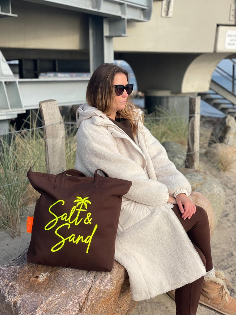 Canvas Shopper Tasche braun Salt & Sand