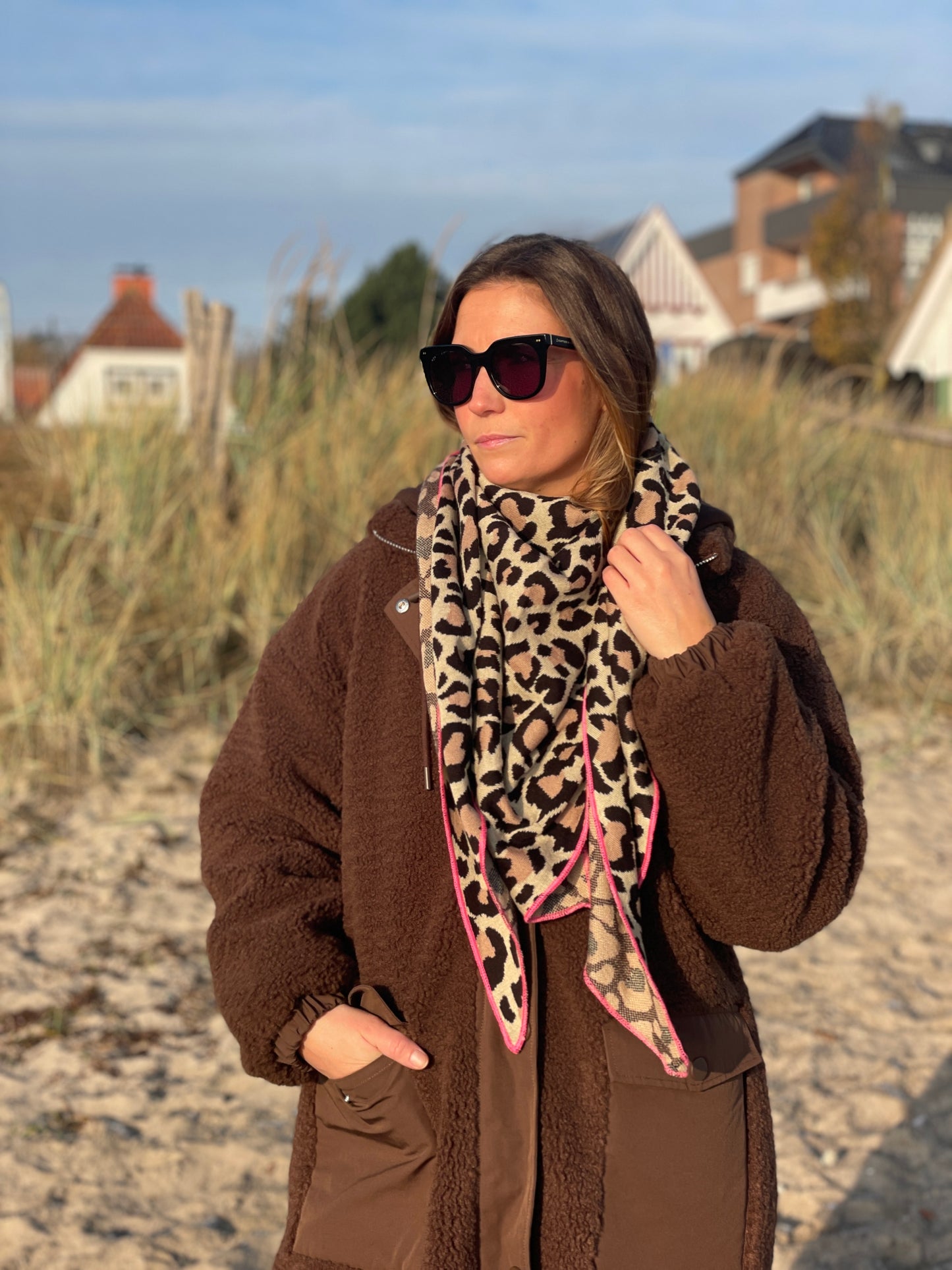 Dreieckstuch Winterschal Leo