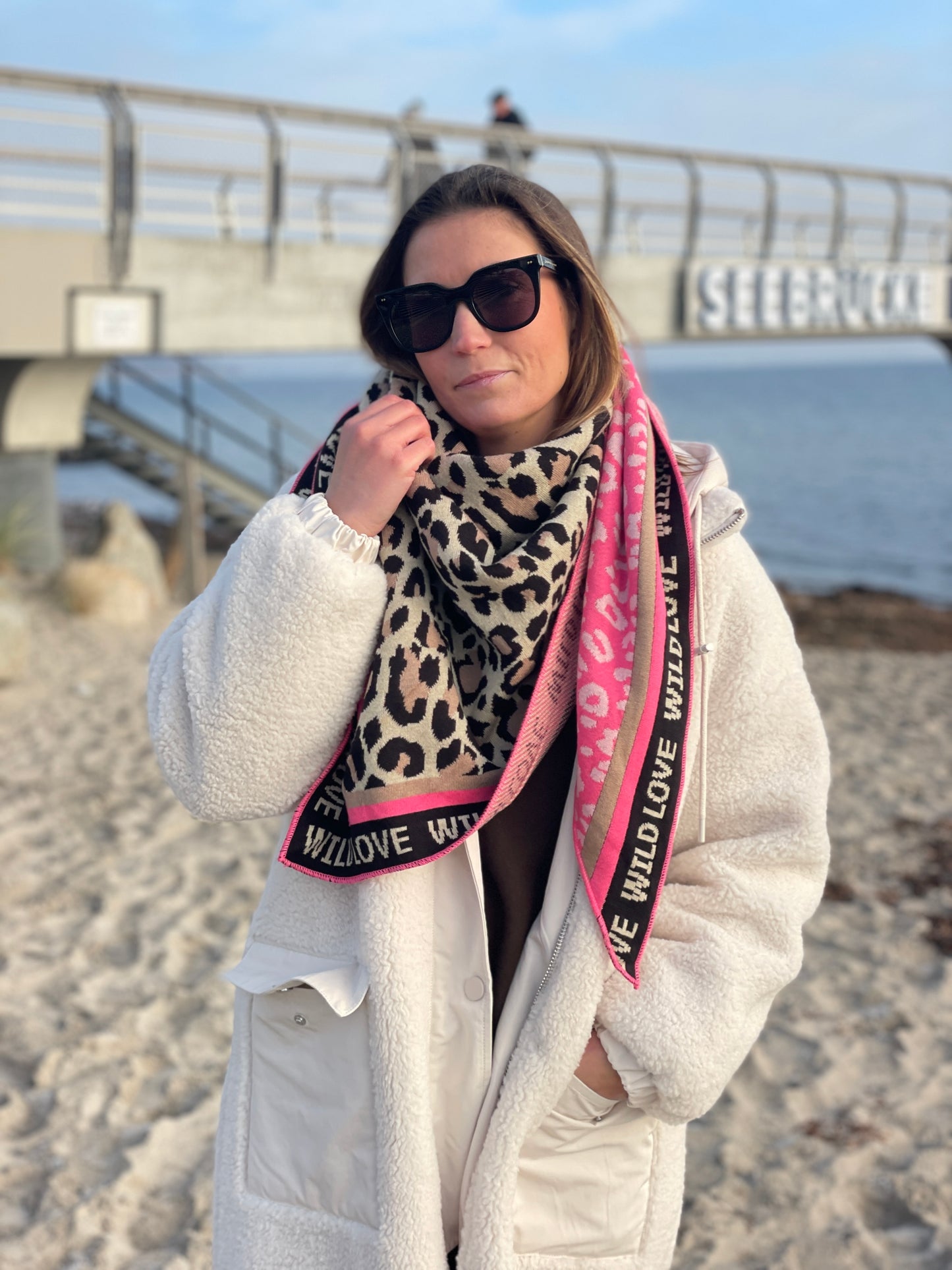 Dreieckstuch Winterschal Leo