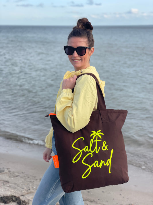 Canvas Shopper Tasche braun Salt & Sand