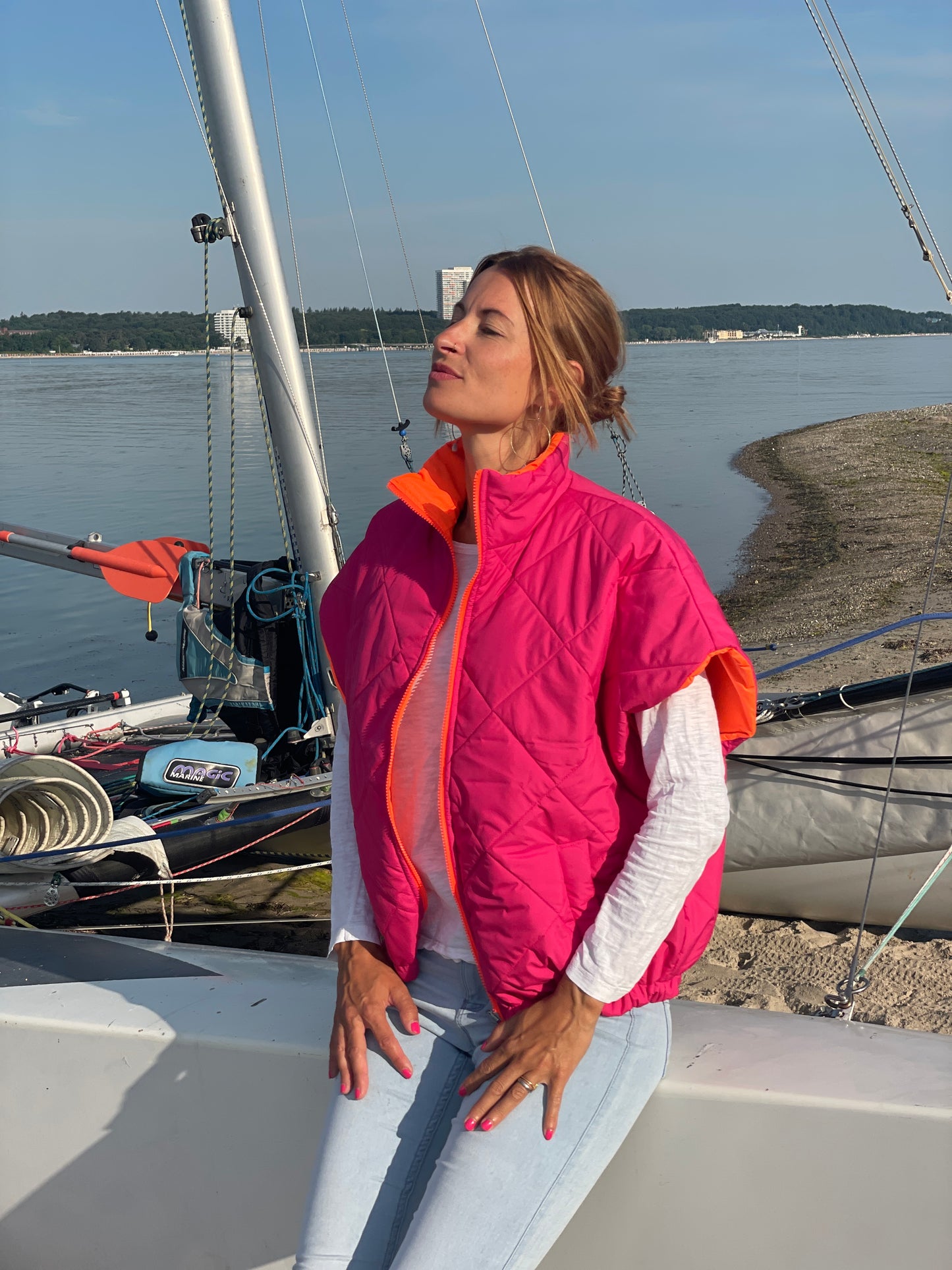 Wendeweste Pink Sunset