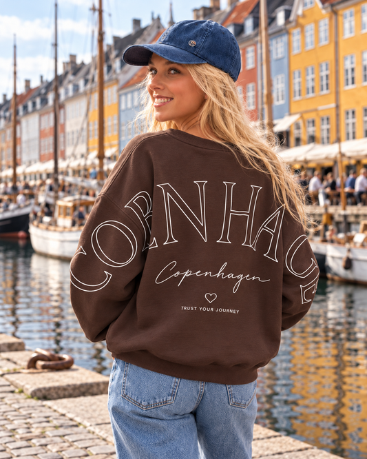 Oversize Sweatshirt Copenhagen – Braun
