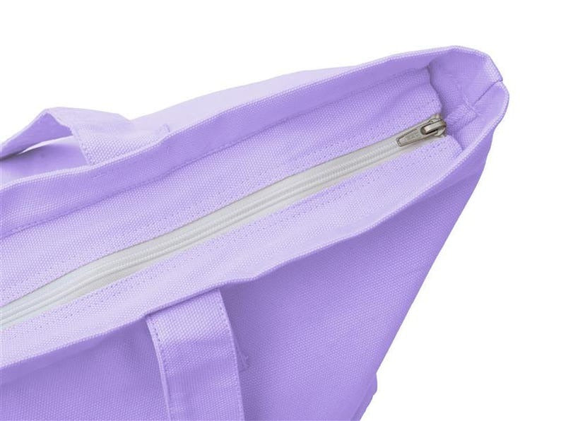 XL Canvas Shopper Strandtasche lavendel Palme