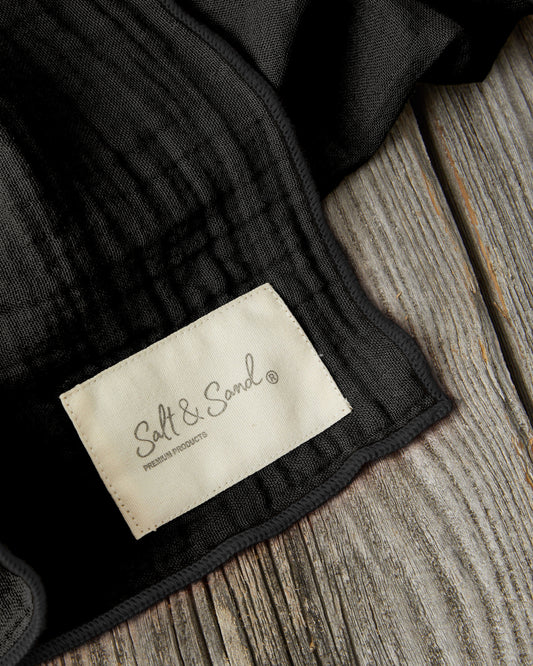 Musselin Tuch Damen l Schwarz