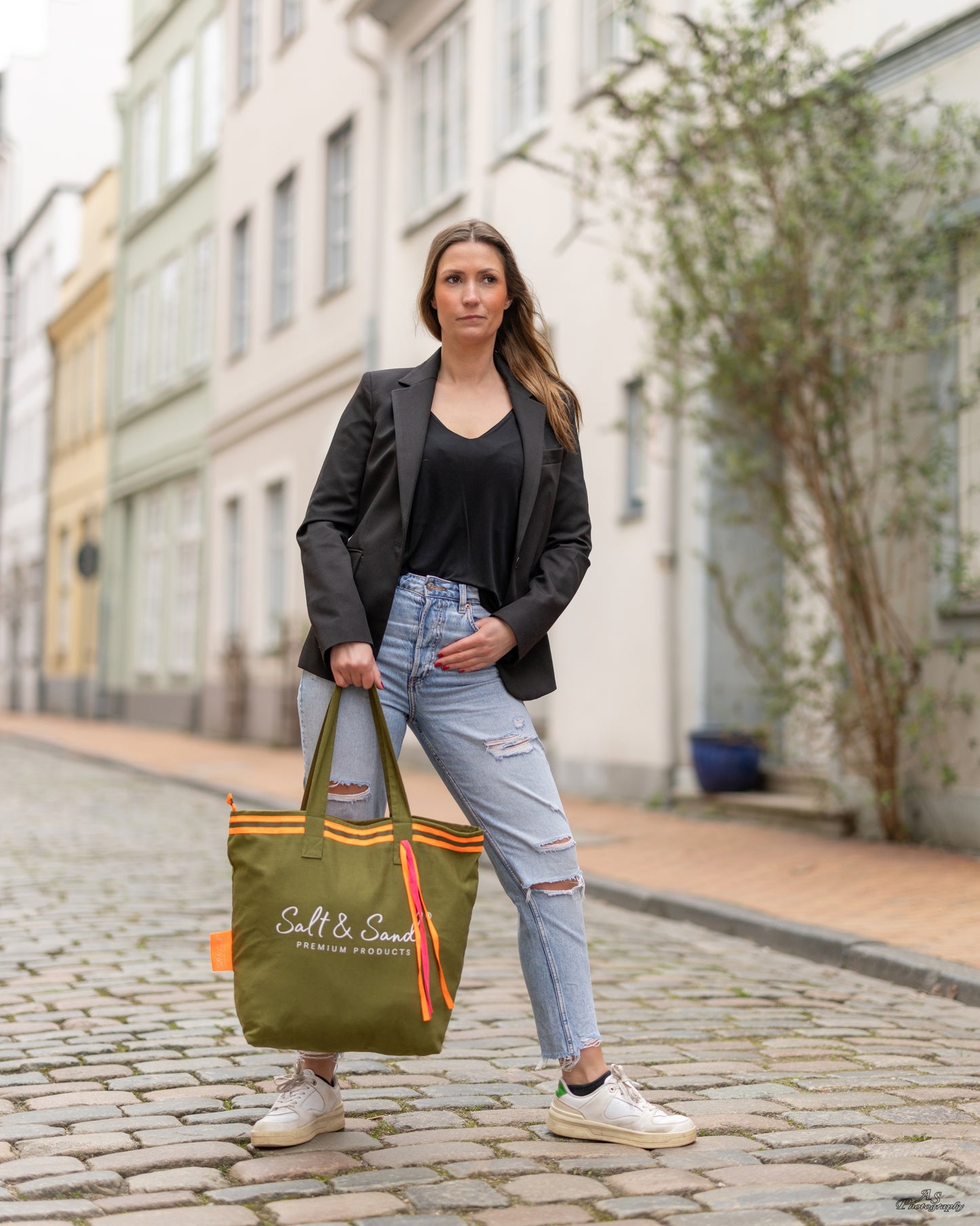 Canvas Shopper Tasche khaki Salt & Sand