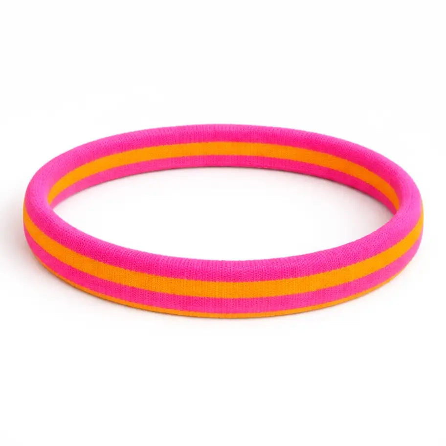 Haargummi Lulu – Pink Orange gestreift
