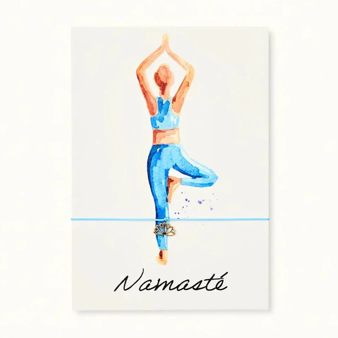 Namasté – Geschenkarmband mit Botschaft & Karte