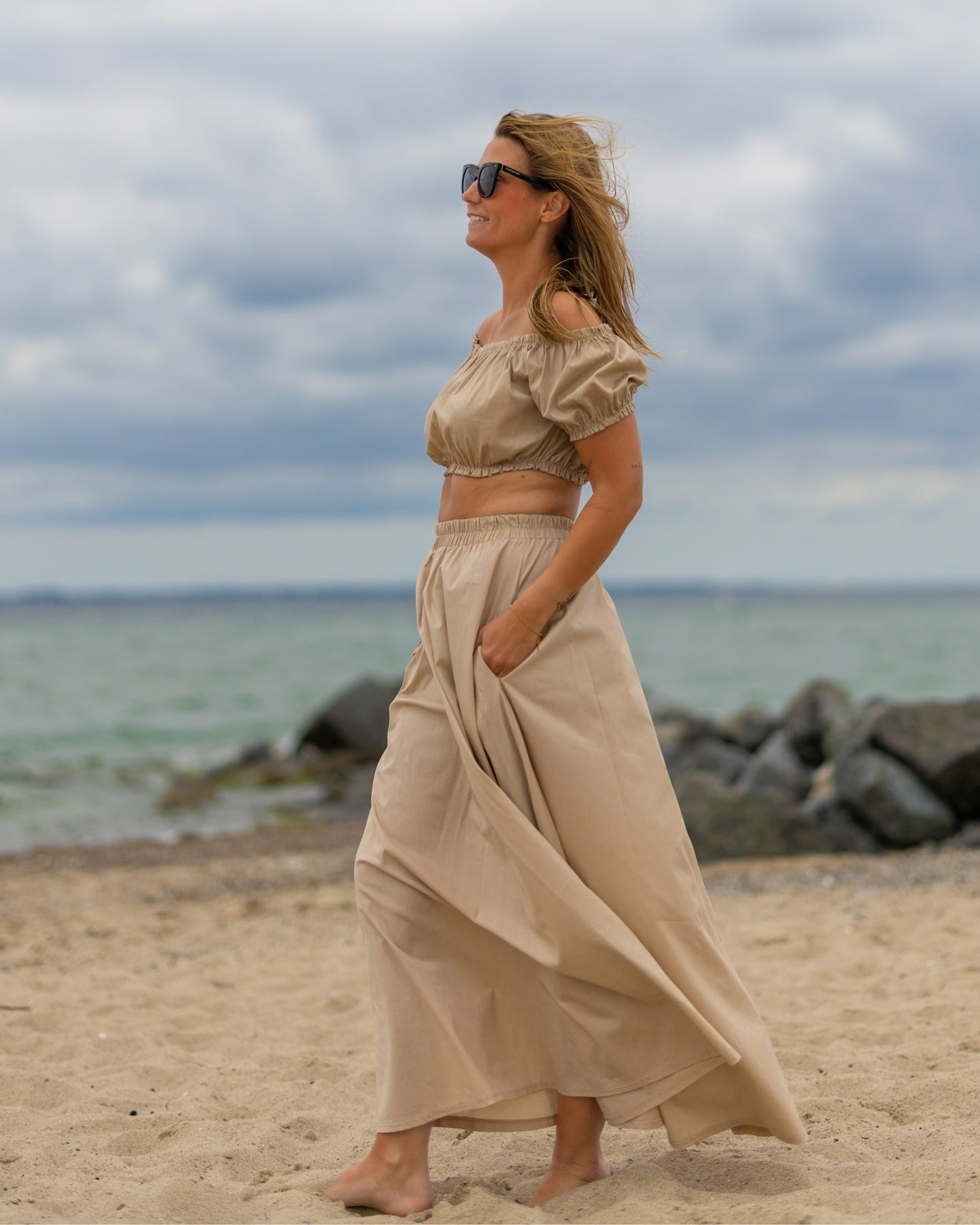 Summer Breeze Set Rock mit Top sand beige