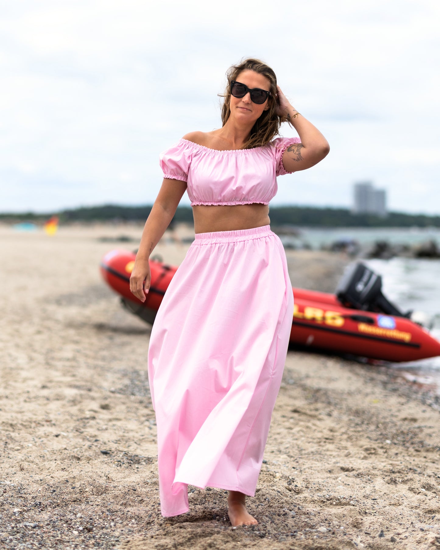 Summer Breeze Set Rock mit Top pink sorbet