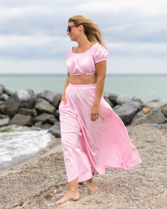 Summer Breeze Set Rock mit Top pink sorbet