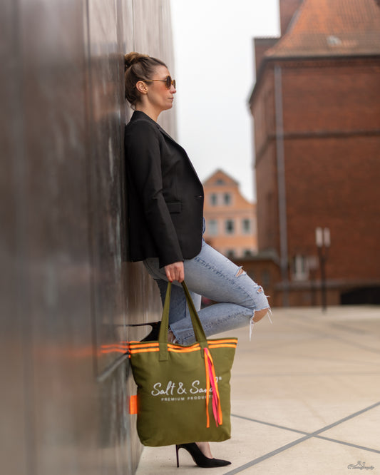 Canvas Shopper Tasche khaki Salt & Sand
