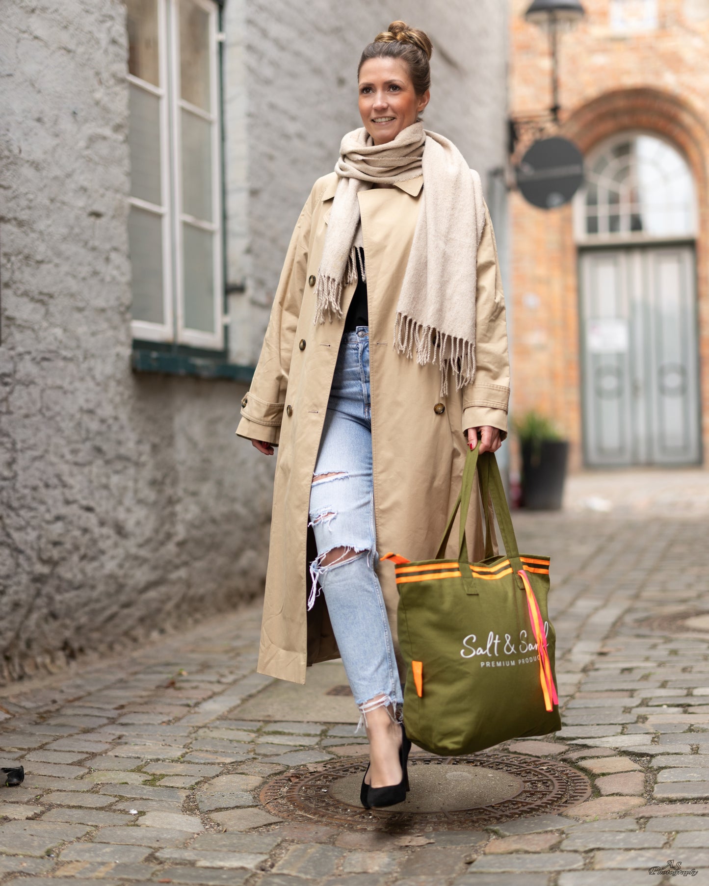 Canvas Shopper Tasche khaki Salt & Sand
