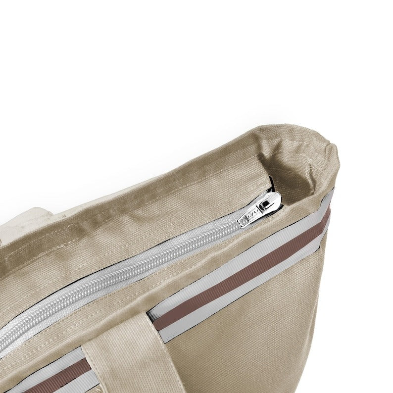 XL Canvas Shopper Strandtasche beige Namasté