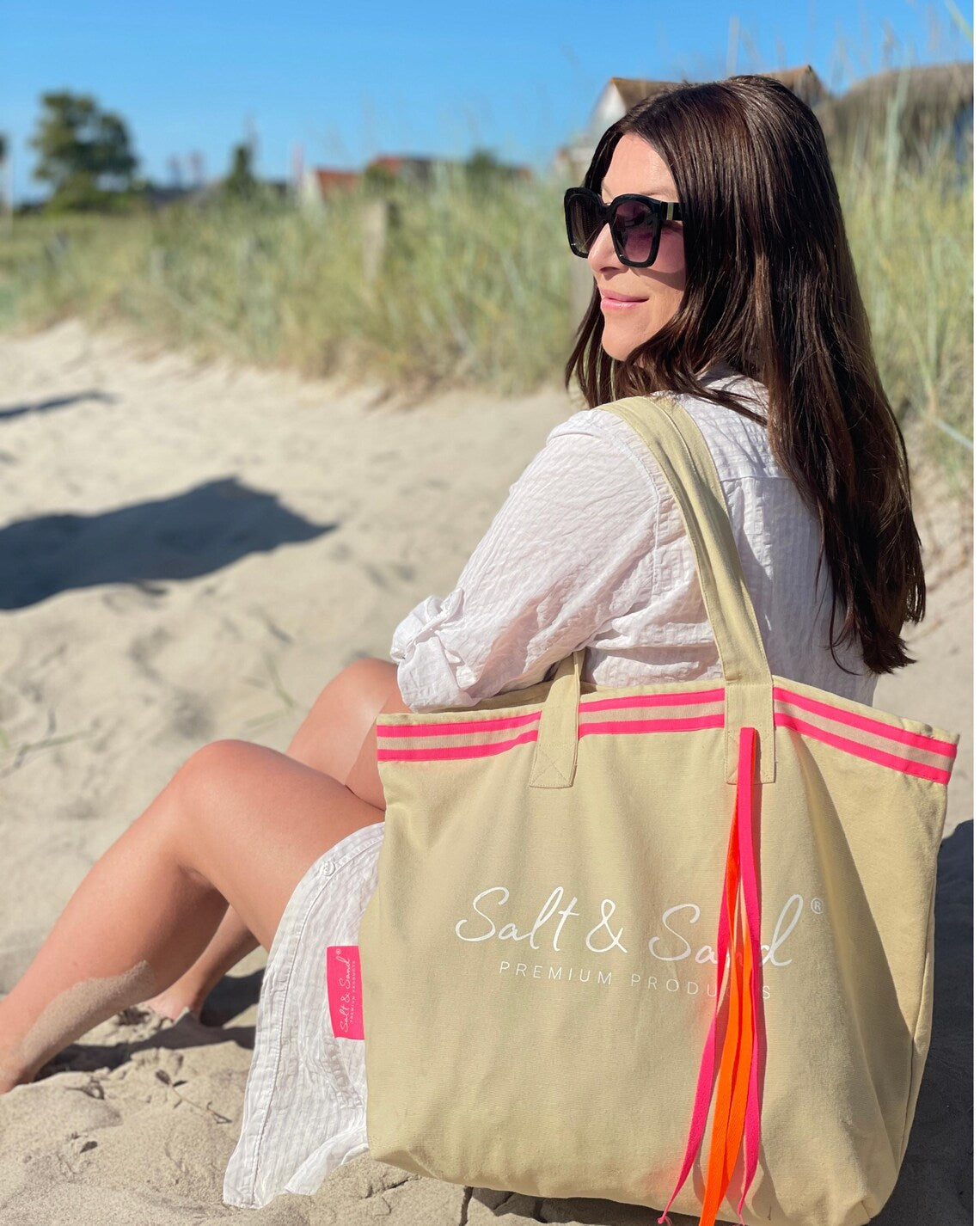 Canvas Shopper Tasche sand Salt & Sand