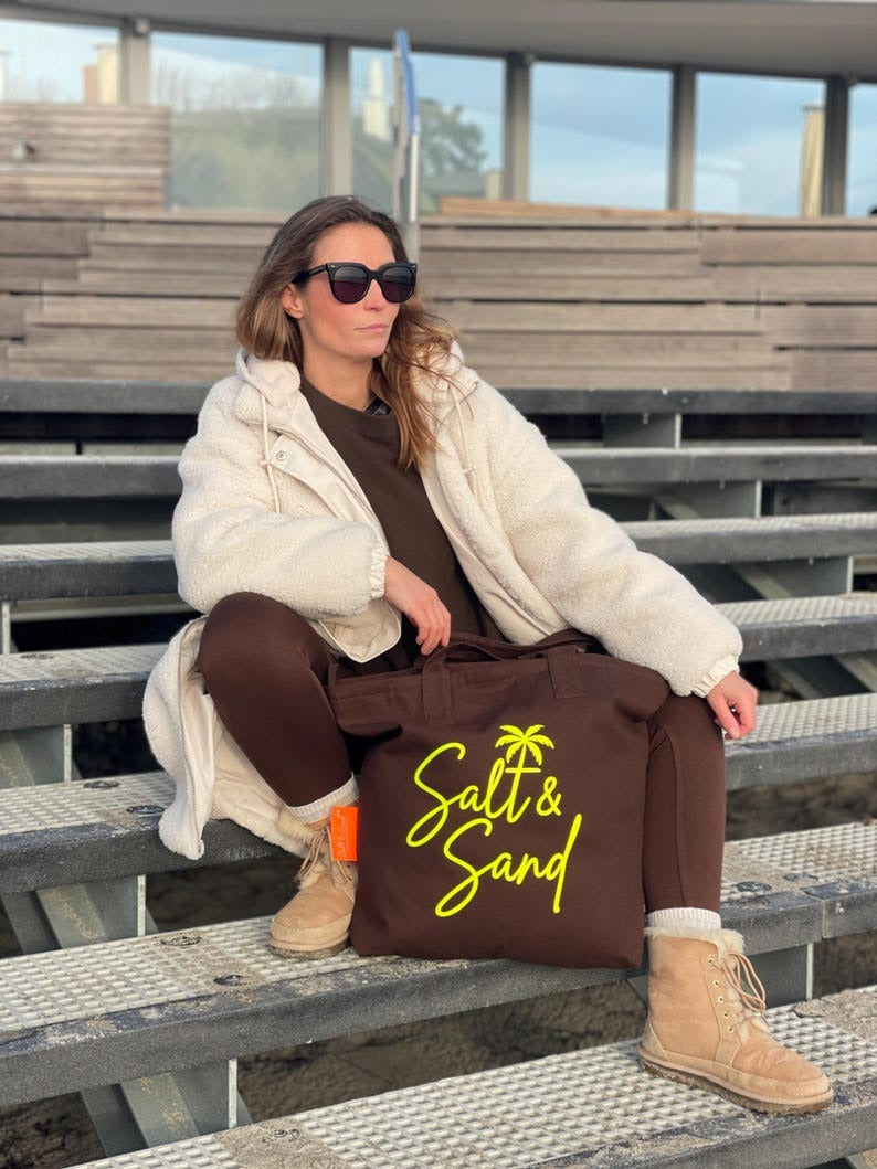 Canvas Shopper Tasche braun Salt & Sand