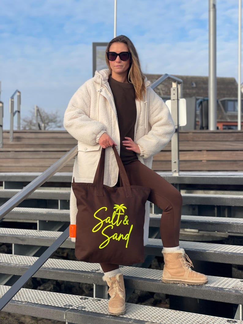 Canvas Shopper Tasche braun Salt & Sand