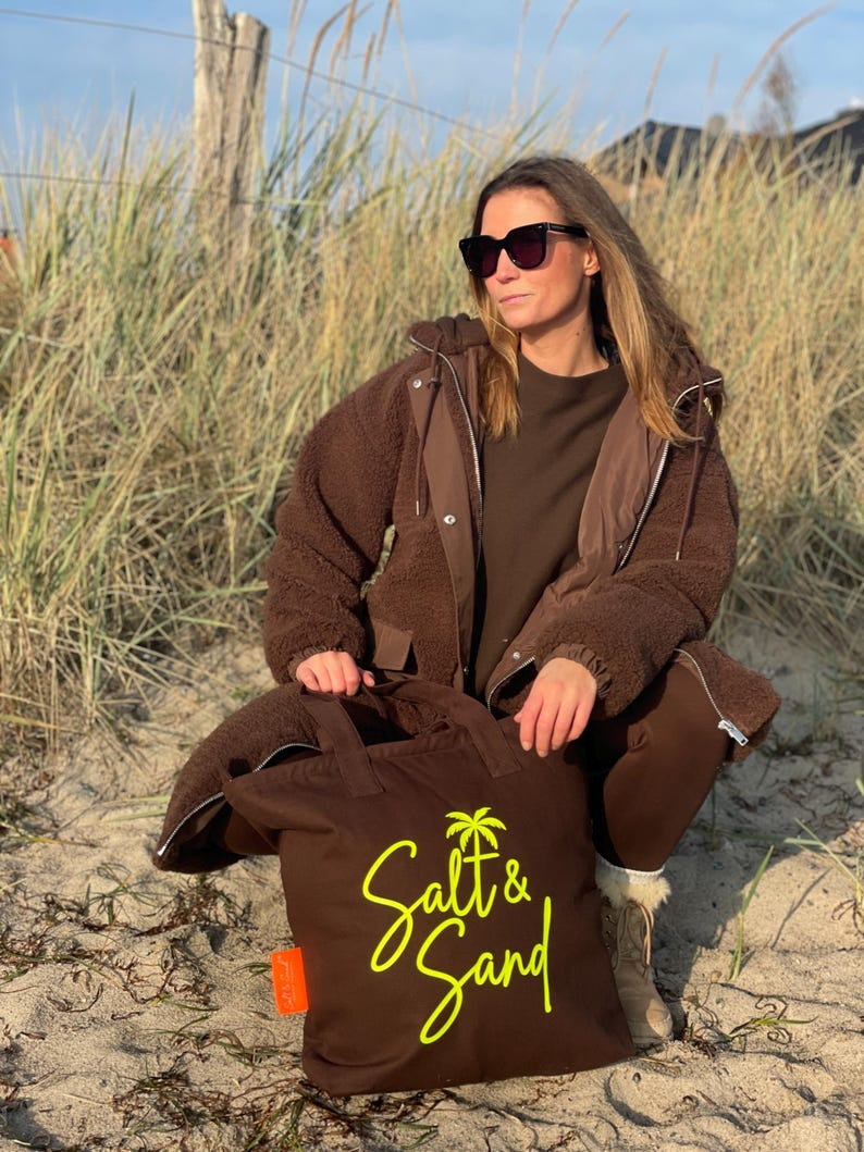 Canvas Shopper Tasche braun Salt & Sand