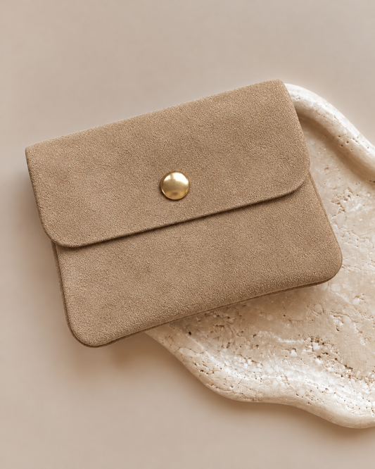 Kleine Geldbörse - beige