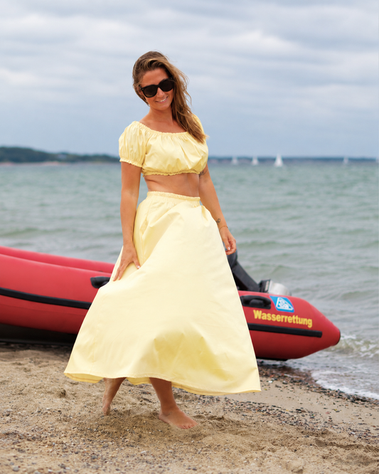 Summer Breeze Set Rock mit Top butter yellow