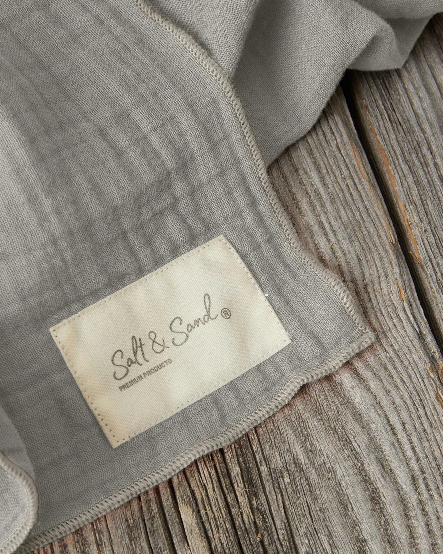 Musselin Tuch Damen l Grau