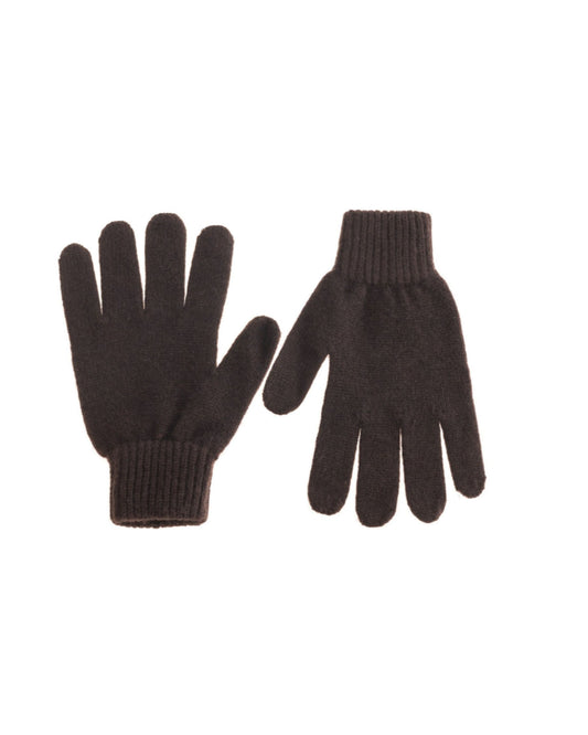 100 % Kaschmir-Fingerhandschuhe Braun – kuschelweich & zeitlos