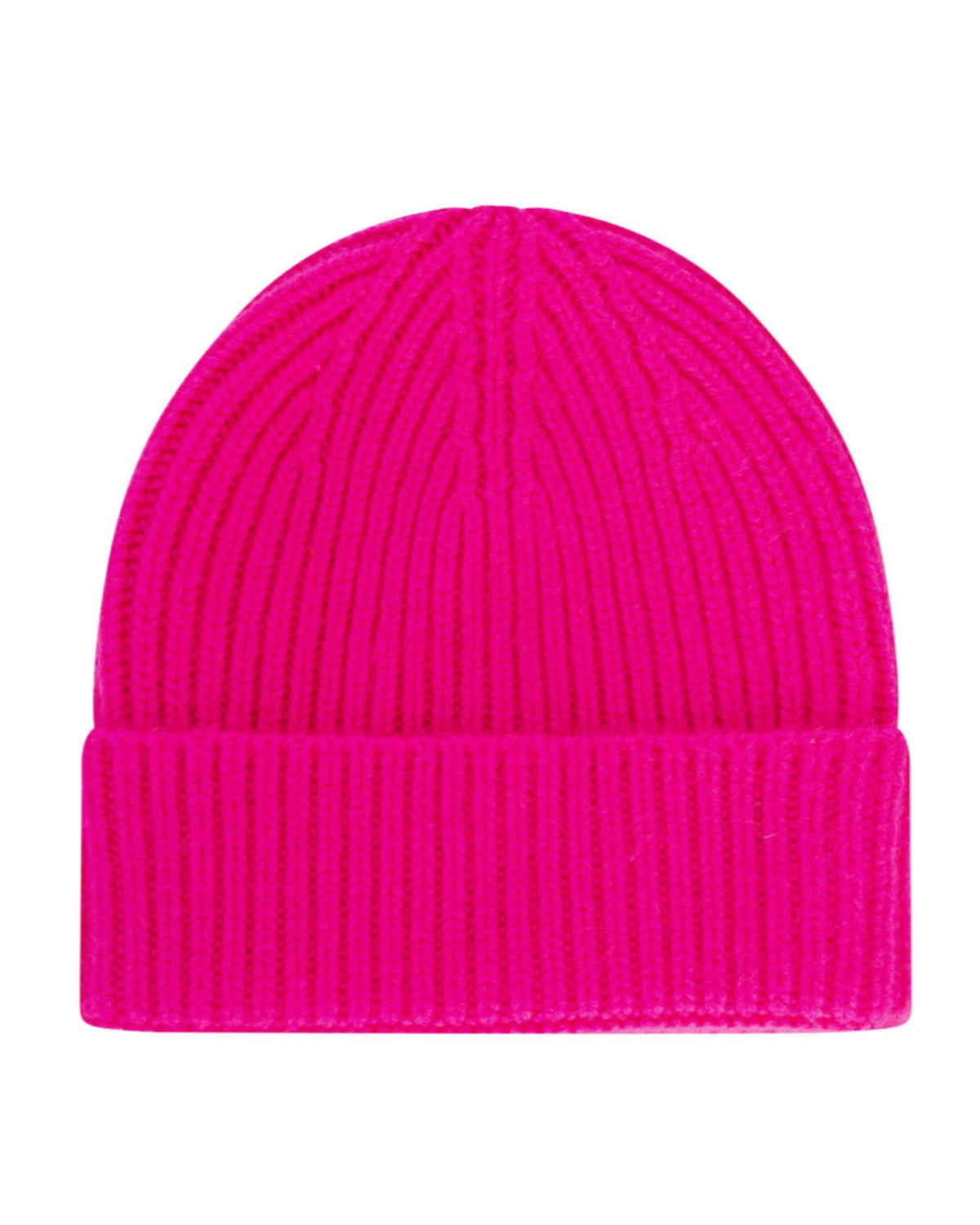 Kaschmir-Strickmütze in Pink