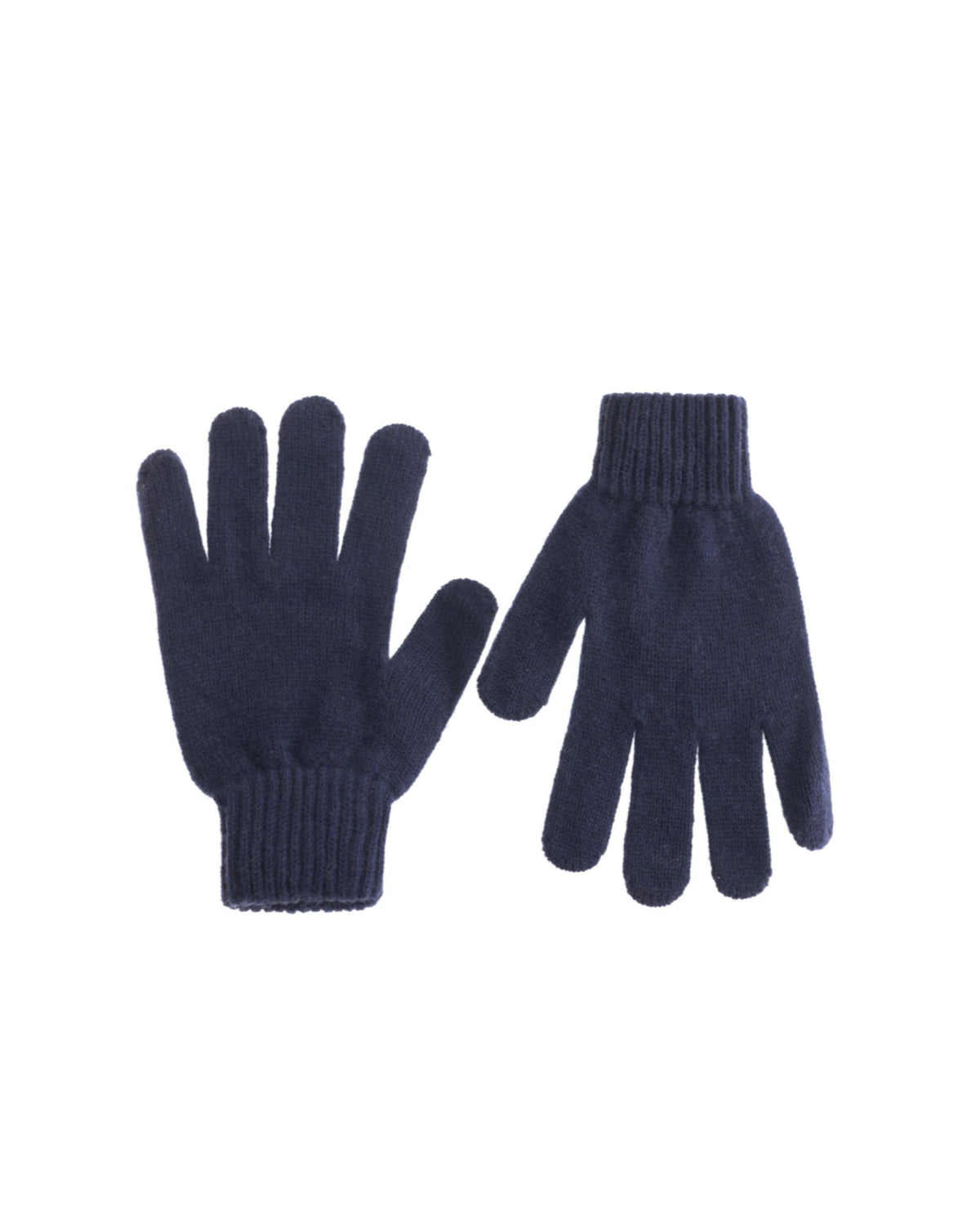100 % Kaschmir-Fingerhandschuhe Blau – kuschelweich & zeitlos