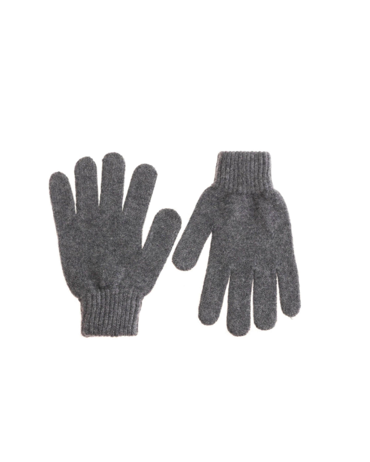 100 % Kaschmir-Fingerhandschuhe Anthrazit – kuschelweich & zeitlos