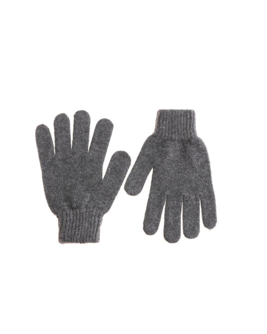 100 % Kaschmir-Fingerhandschuhe Anthrazit – kuschelweich & zeitlos