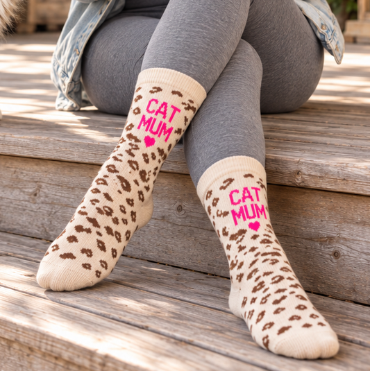 Cat Mum Socken Leo – Pink