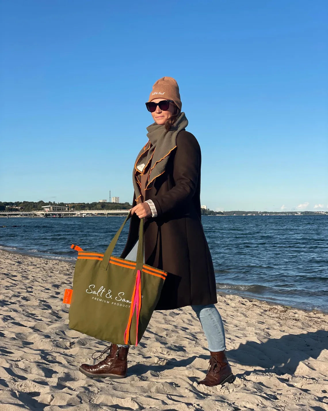 Canvas Shopper Tasche khaki Salt & Sand