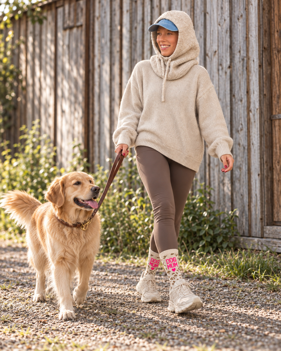 Dog Mum Socken Leo – Pink