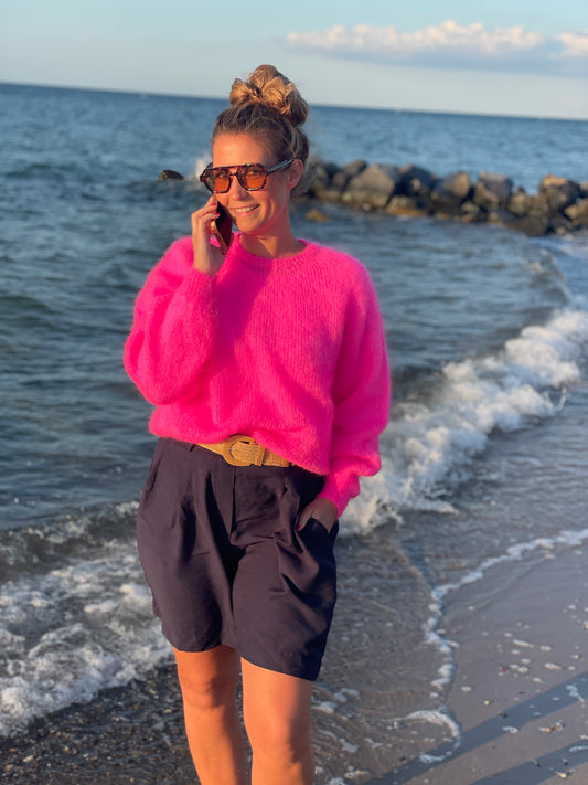 Kid Mohair Pullover – 80 % Kid Mohair - Pink