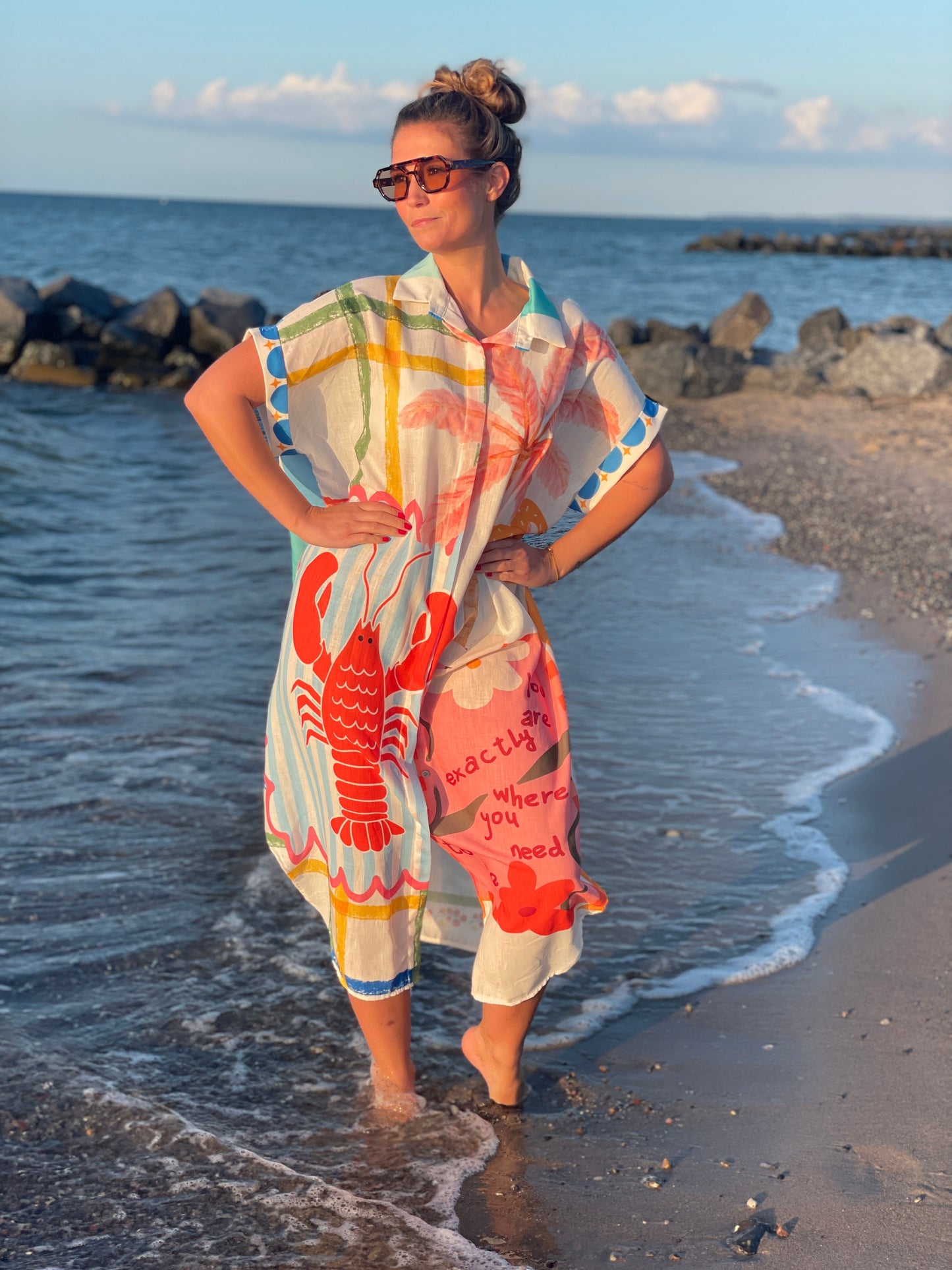 Hemdblusenkleid „Mediterranean Summer“