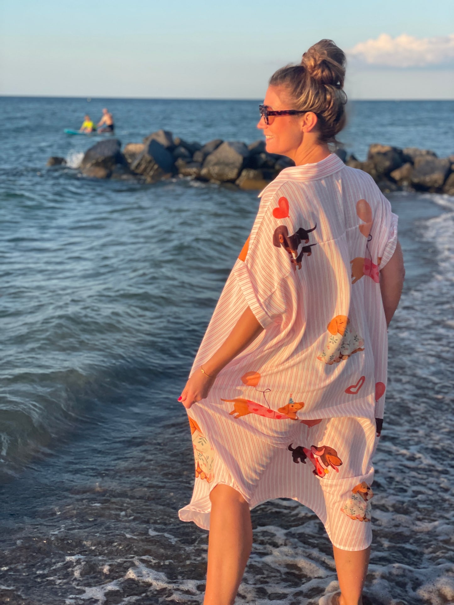 Hemdblusenkleid "Dackelliebe"