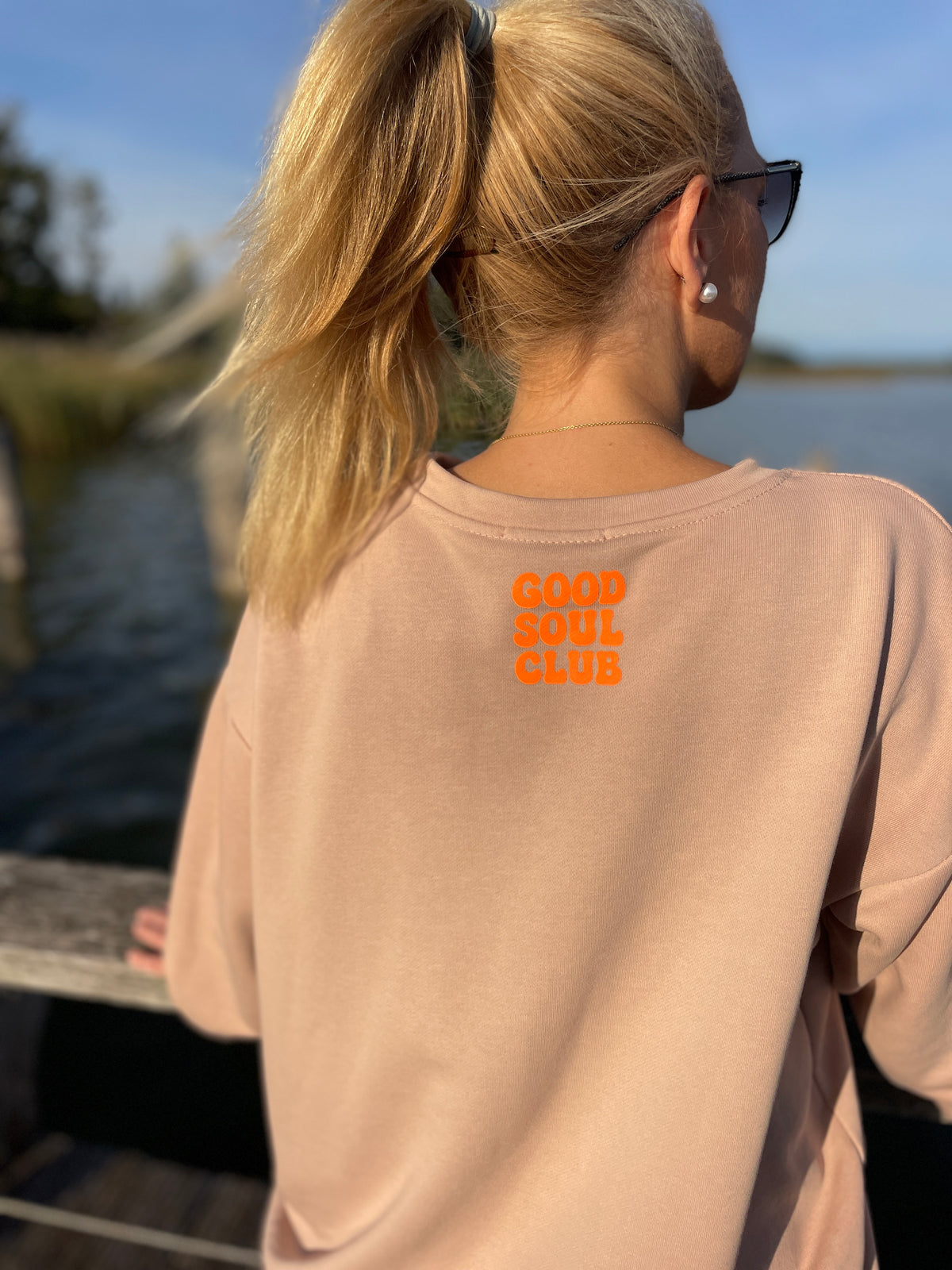 Cozy Oversize Sweatshirt "Soul" - Sand Dune