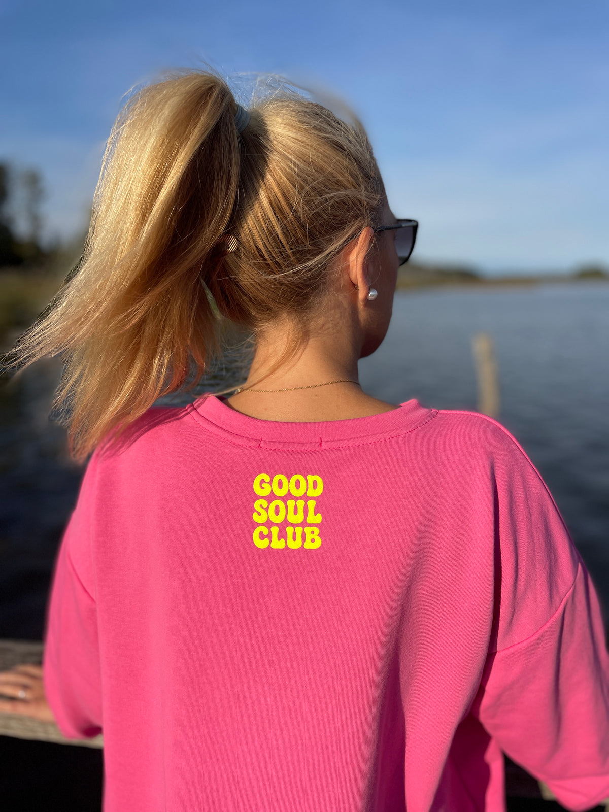 Cozy Oversize Sweatshirt "Soul" - pink