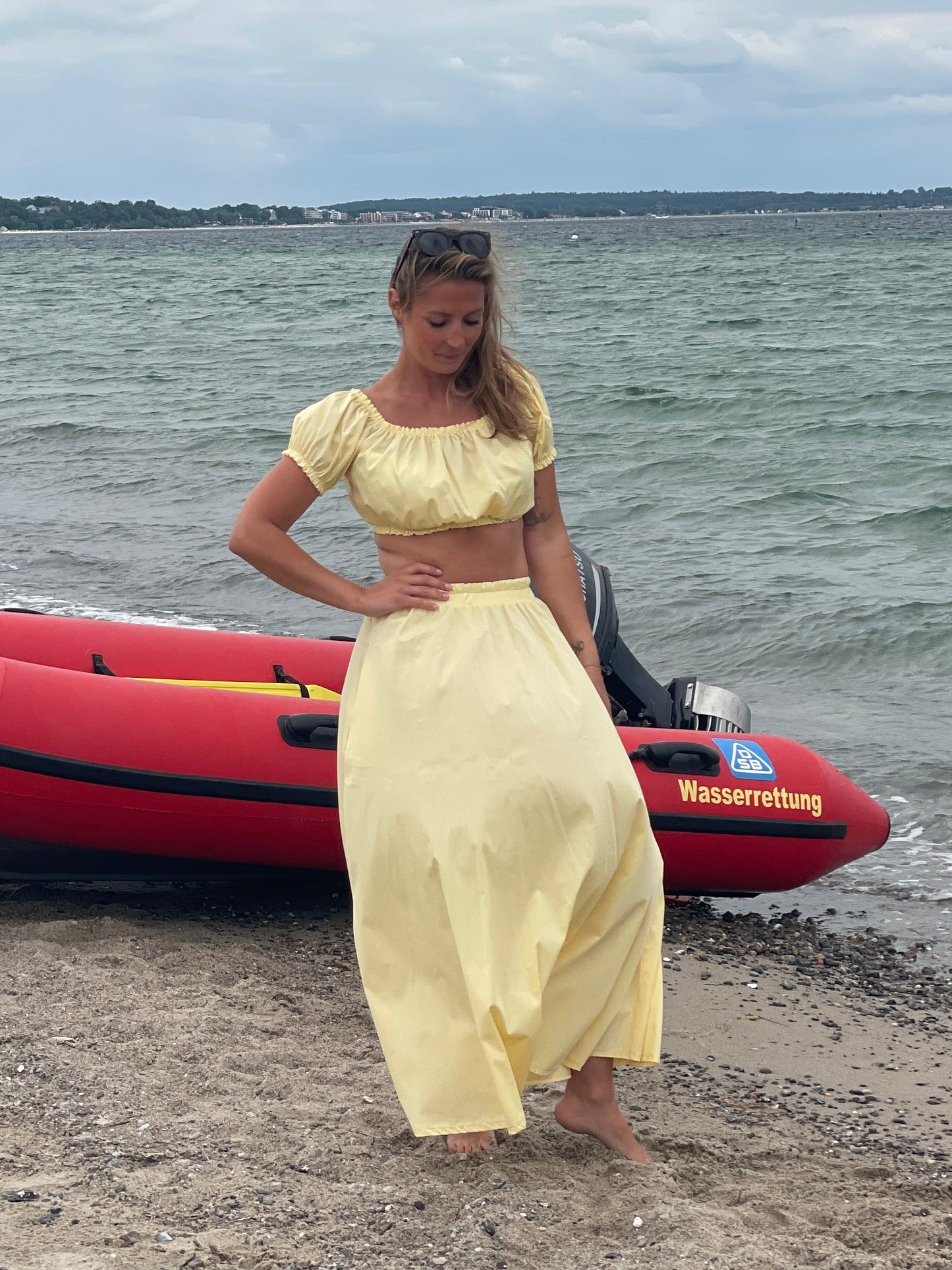 Summer Breeze Set Rock mit Top butter yellow