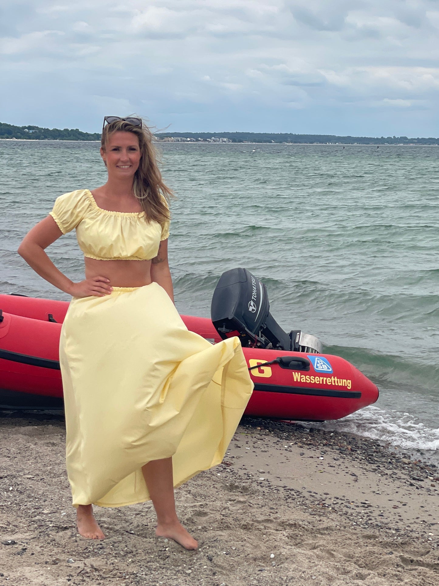 Summer Breeze Set Rock mit Top butter yellow