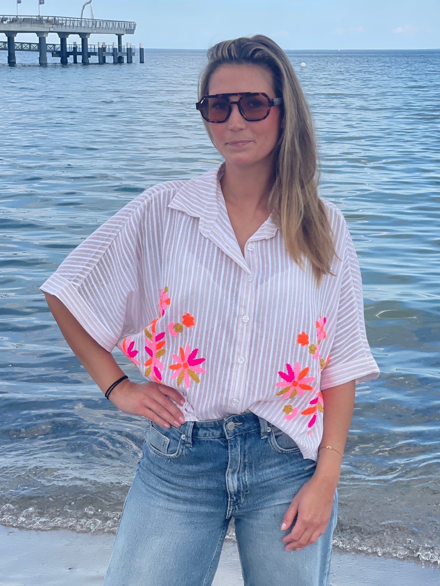 Bluse Coastal Blossom