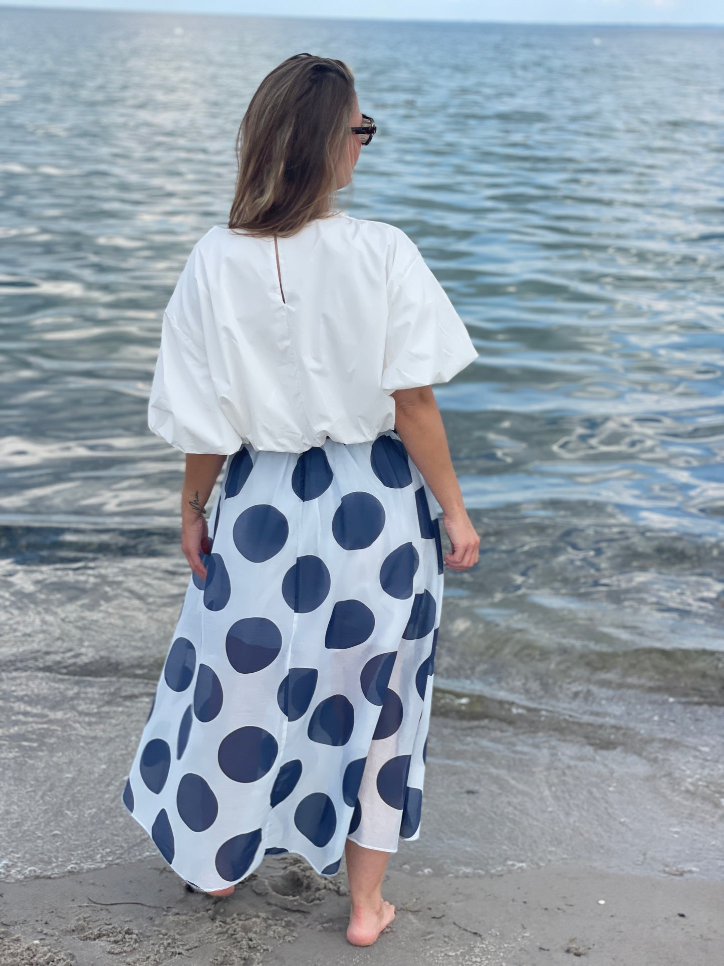 The Dotty Beach Set - Navy Dots
