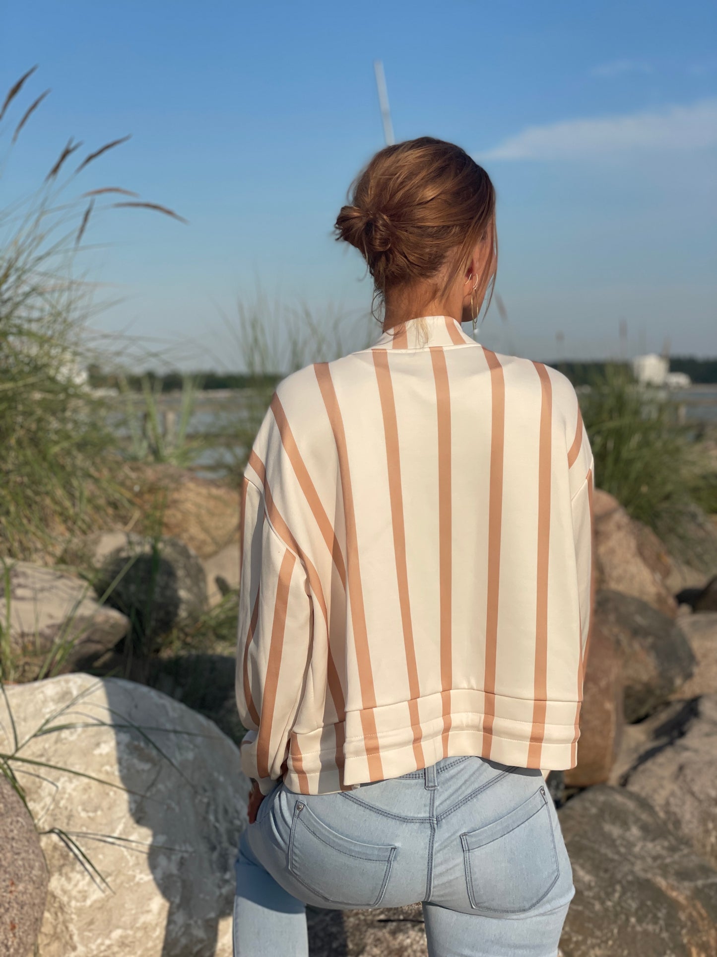 Blouson Jacke Sand Beige