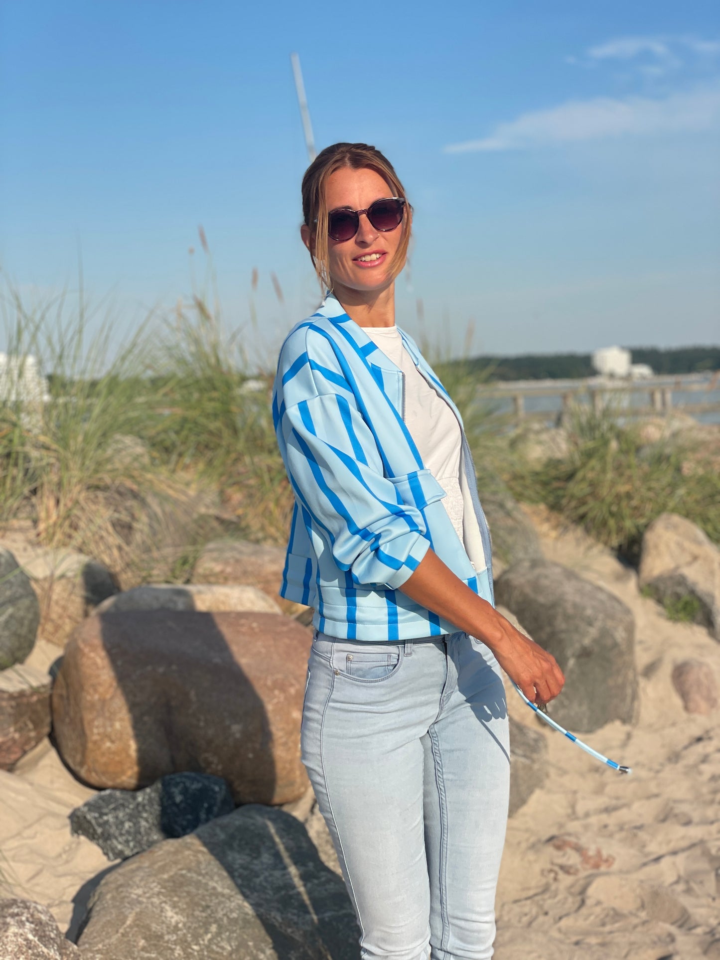 Blouson Jacke Ocean Blue