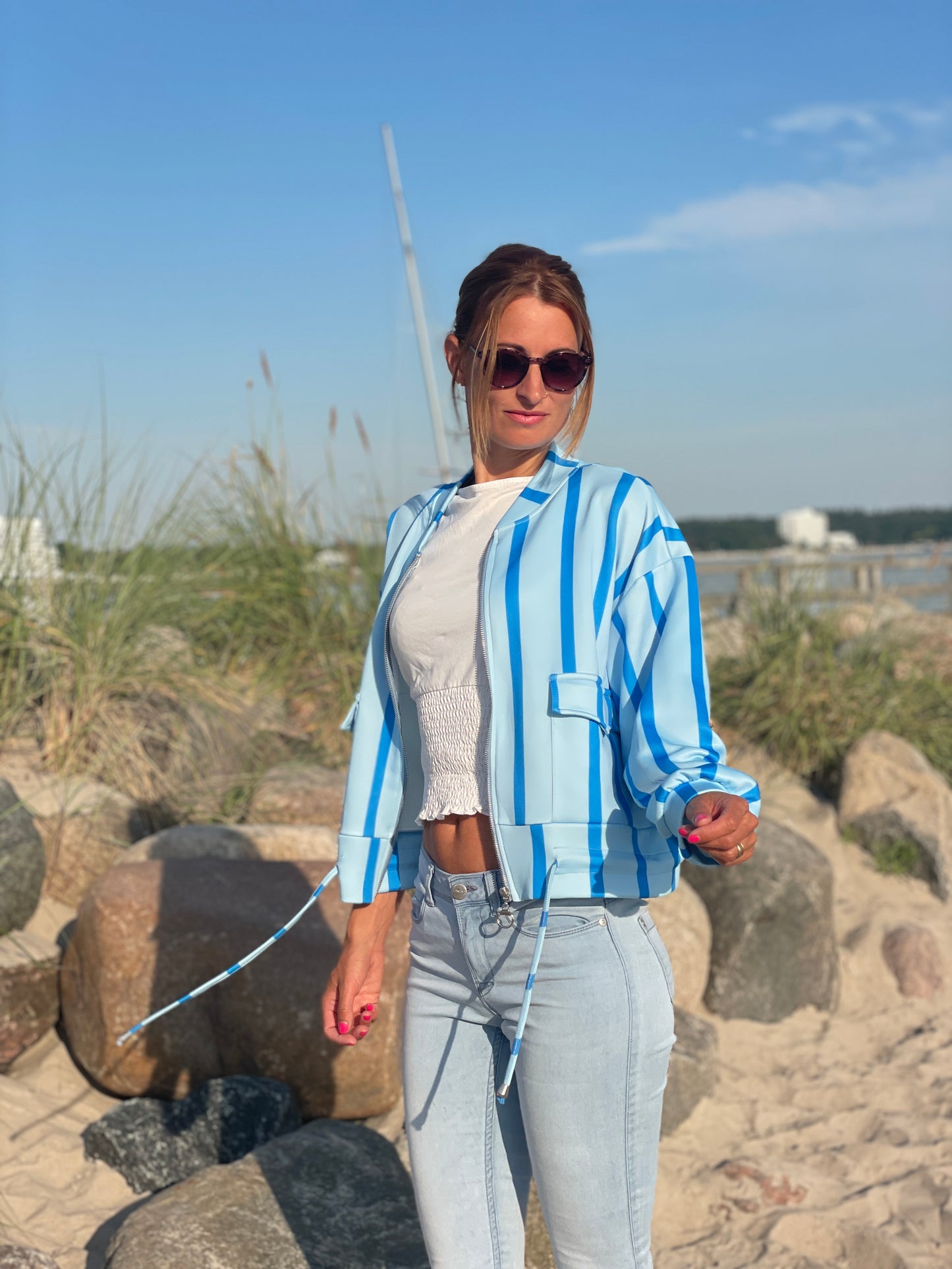Blouson Jacke Ocean Blue