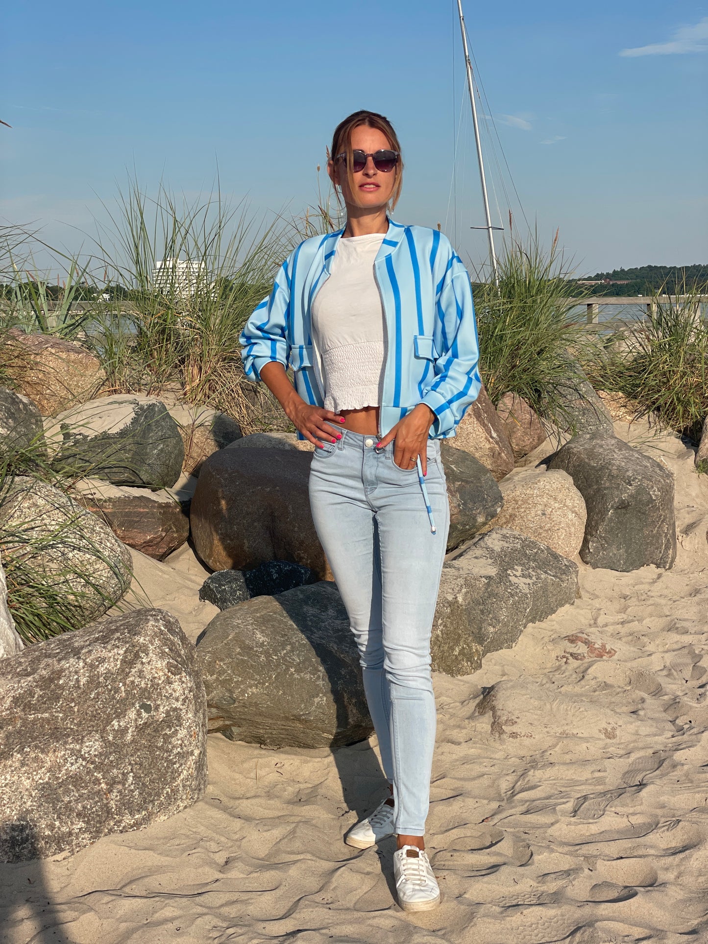 Blouson Jacke Ocean Blue