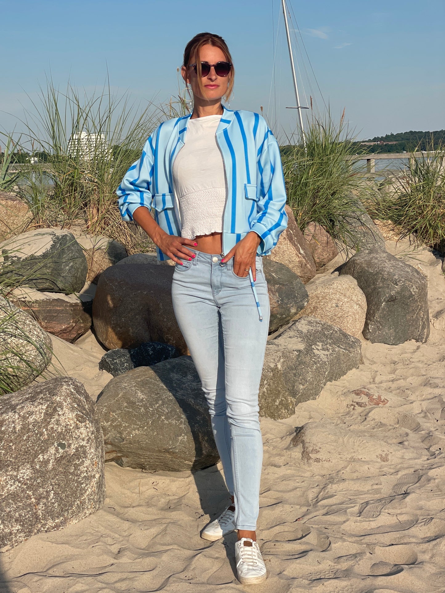 Blouson Jacke Ocean Blue