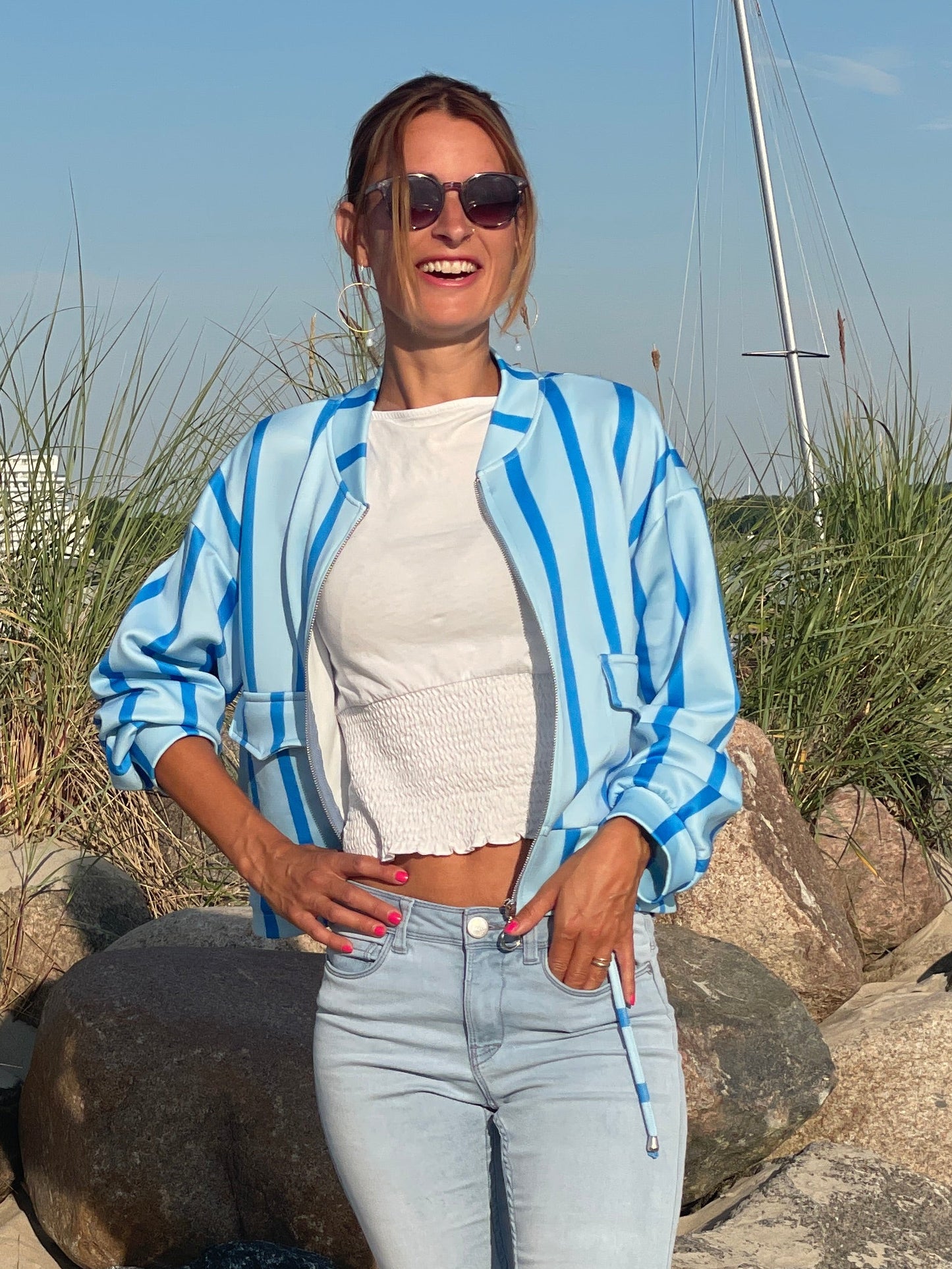 Blouson Jacke Ocean Blue