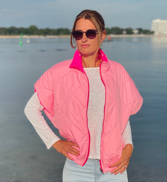 Wendeweste Candy Pink